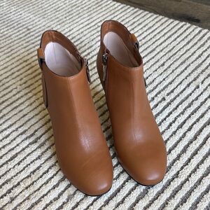 Elegant Tan Ankle Booties